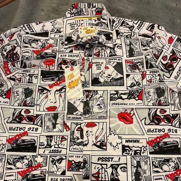 Button Up Comics Print - Picture 1 of 5